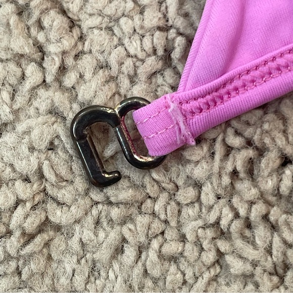 Plumeria Swimwear 'Trouble in Paradise' Strappy T-Back Bikini **TOP Size Large - Picture 14 of 15